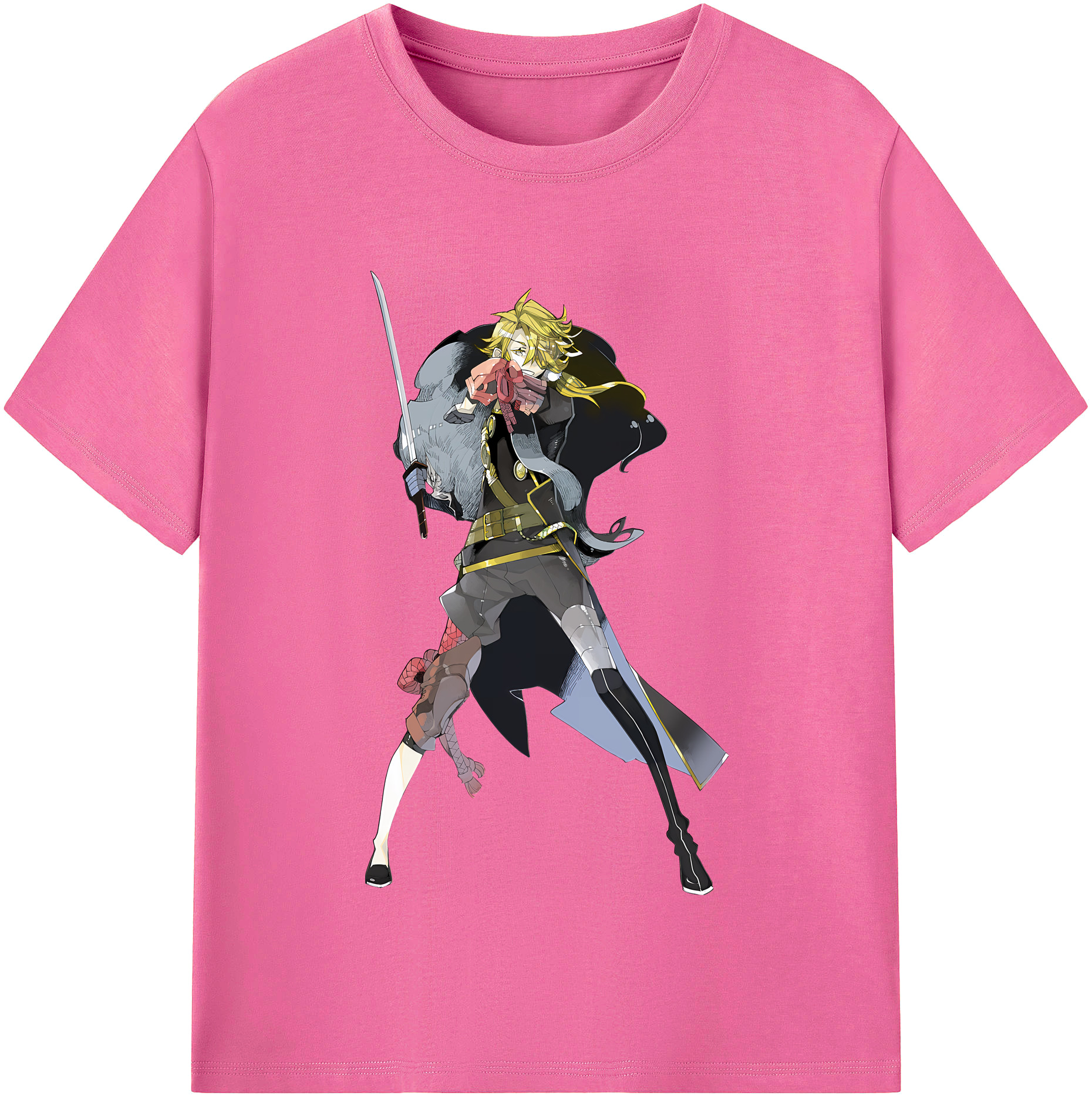 （画像用） 刀剣乱舞 Touken Ranbu レディースカジュアルプリントTシャツ（綿100％）